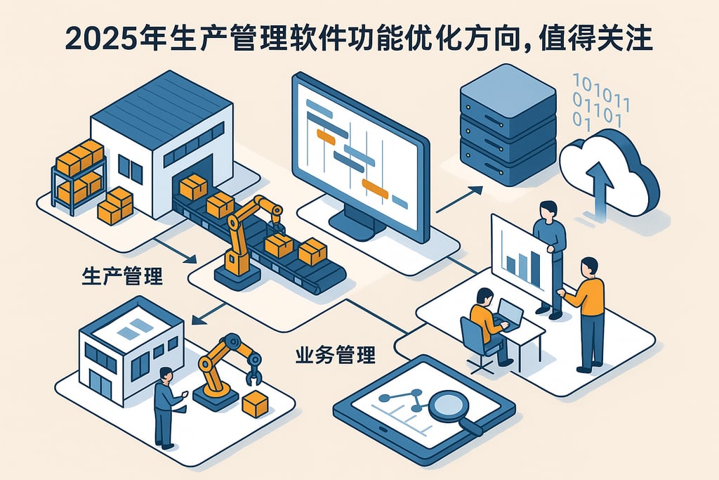 2025 年生产管理软件功能优化方向，值得关注